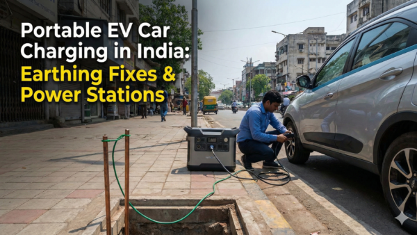 Portable EV Car Charging in India Earthing Fixes & Power Stations