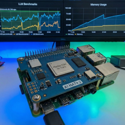 Raspberry Pi AI HAT+ 2 Compatibility 40 TOPS Hailo-10H Performance, Memory & LLM Benchmarks