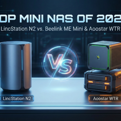 Top Mini NAS of 2026 LincStation N2 vs. Beelink ME Mini & Aoostar WTR