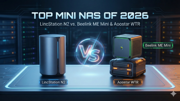 Top Mini NAS of 2026 LincStation N2 vs. Beelink ME Mini & Aoostar WTR