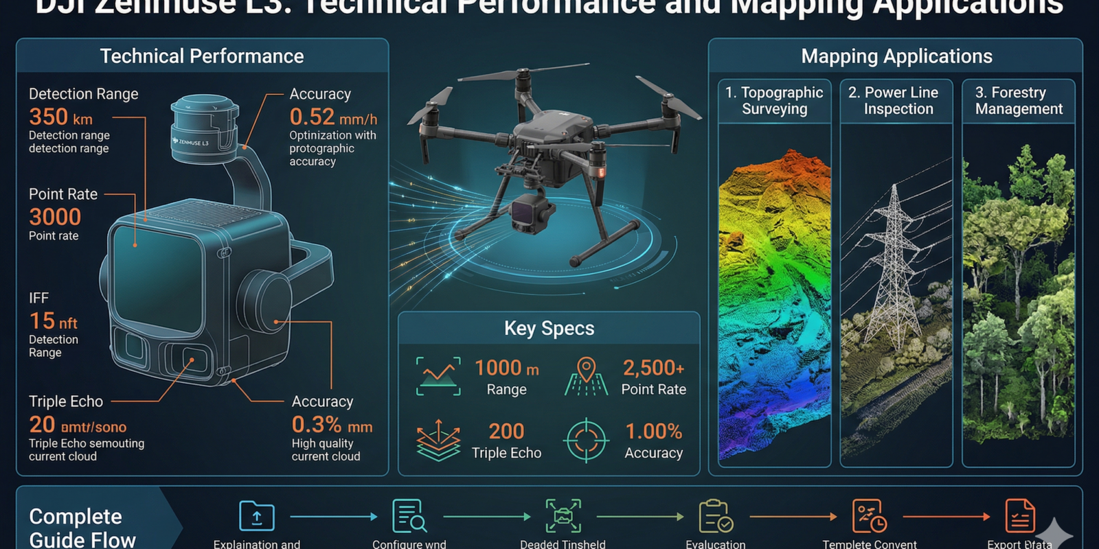 DJI Zenmuse L3 Guide: Technical Performance and Mapping Applications