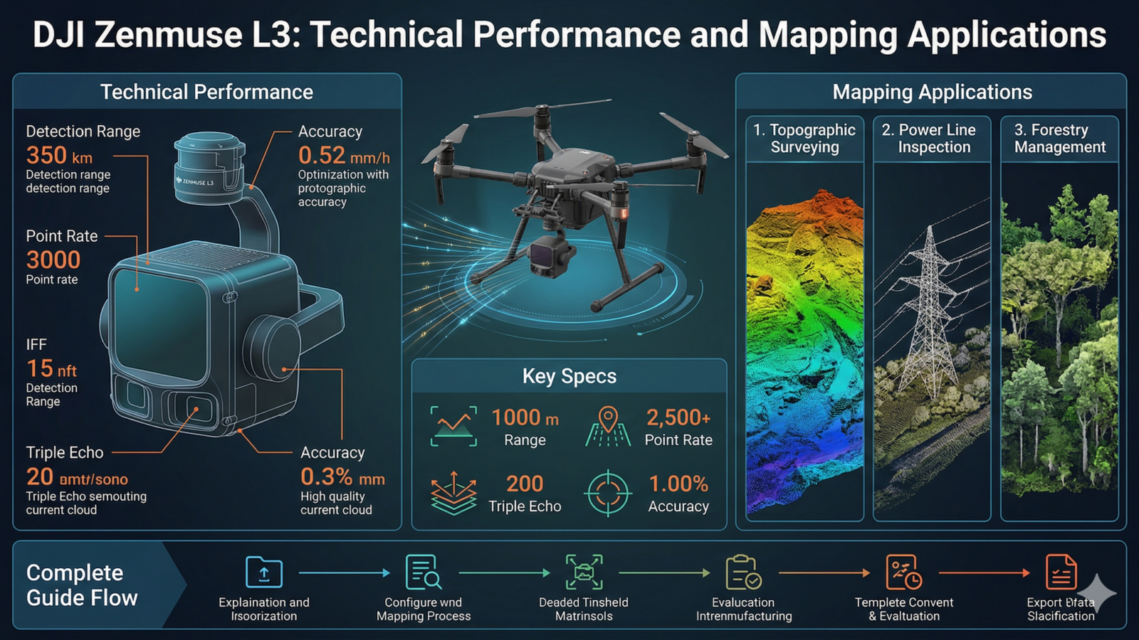 DJI Zenmuse L3 Guide: Technical Performance and Mapping Applications