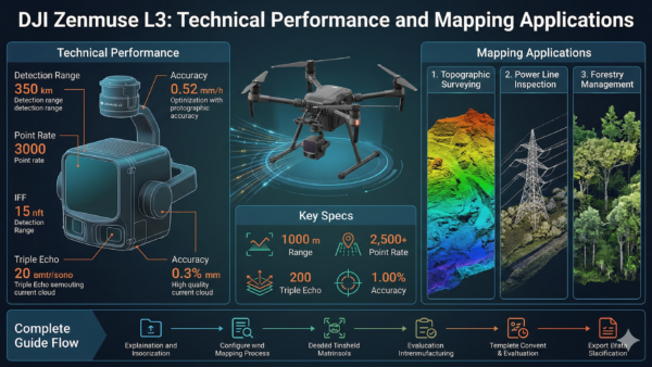 DJI Zenmuse L3 Guide: Technical Performance and Mapping Applications